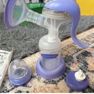 Lansinoh Breast Pump with Lavender Accents NEVER USED!